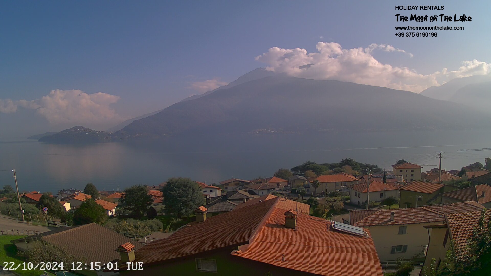 immagine della webcam nei dintorni di Chiavenna: webcam Pianello del Lario